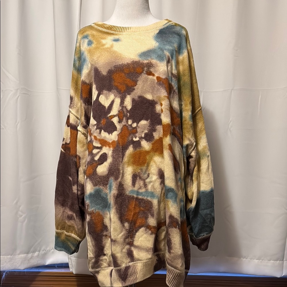 Natural Life Multicolor Tie-Dye Women's Sweater
